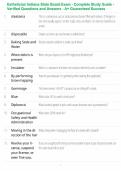 Esthetician Indiana State Board Exam - Complete Study Guide - Verified Questions and Answers - A&plus; Guaranteed Success