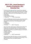 NR 511 CEA &ndash; &lpar;2026&rpar; Actual Questions &&NewLine;Answers &lpar;Chamberlain&rpar; 100&percnt; Guarantee Pass&NewLine;