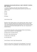 Chamberlain University NR-228 Exam 2 &lpar;pdf&rpar; &vert; 2026&sol;2027 &vert; Nutrition Q&A &vert; Nutrition