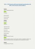 WGU - C702 Forensics and Network Intrusion Exam Questions with 100&percnt; Correct Answers Latest Graded A&plus;