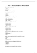 BIOLOGY1345 DNA & Protein Synthesis MCQs &lpar;26&ndash;50&rpar; Summer 2026 WGU