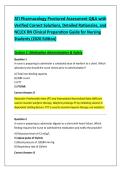 ATI Pharmacology Proctored Assessment Q&A with &NewLine;Verified Correct Solutions&comma; Detailed Rationales&comma; and &NewLine;NCLEX RN Clinical Preparation Guide for Nursing &NewLine;Students &lpar;2026 Edition&rpar;