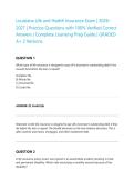 Louisiana Life and Health Insurance Exam Prep &vert; Study Guide & Practice Questions