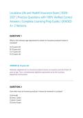 Louisiana Life and Health Insurance Exam Prep &vert; Study Guide & Practice Questions