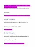ACSM EP Practice Test&vert; Answered 100&percnt; correctly 2026-2027