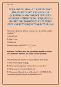 NURS 5315 PULMONARY&comma; RESPIRATORY&NewLine;ADVANCED PATHO EXAM 2026 ALL&NewLine;QUESTIONS AND CORRECT DETAILED&NewLine;ANSWERS WITH RATIONALES &vert;RATED A&plus;&NewLine;&vert;HIGHLY RECOMMENDED BY EXPERTS&NewLine;&vert;NEW AND REVISED &vert;INSTANR DOWNLOAD