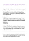 HESI RN Mental Health Exam Study Guide &vert; 2025&ndash;2026 Next-Gen Prep bundle