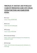 PRINCIPLES OF ANATOMY AND PHYSIOLOGY&NewLine;COMPLETE PREPARATION GUIDE WITH ORGAN&NewLine;SYSTEM FUNCTIONS AND HOMEOSTASIS&NewLine;REVIEW