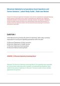 Wisconsin Optometry Jurisprudence Exam Study Guide &vert; Latest State Law Review