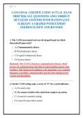 CANS FINAL CERTIFICATION ACTUAL EXAM&NewLine;PREP 2026 ALL QUESTIONS AND CORRECT&NewLine;DETAILED ANSWERS WITH RATIONALES&NewLine;ALREADY A GRADED WITH EXPERT&NewLine;FEEDBACK &vert;NEW AND REVISED&NewLine;