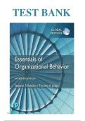 TESTBANK - Organizational Behavior&comma; 15th edition by Robbins&comma;Judge