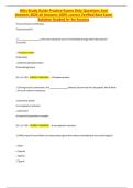 Wits Study Guide Practice Exams Only Questions And Answers 2026 all Answers 100&percnt; correct Verified Best Exam Solution Graded A&plus; for Success&NewLine;