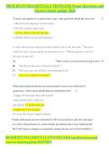 HESI RN FUNDAMENTALS TESTBANK Exam Questions and Answers latest update 2026