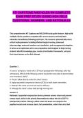 ATI CAPSTONE AND NCLEX-RN COMPLETE &NewLine;EXAM PREP STUDY GUIDE HIGH-YIELD &NewLine;QUESTIONS&comma; ANSWERS&comma; AND RATIONALES