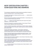 NCSF CERTIFICATION CHAPTER 1 EXAM QUESTIONS AND ANSWERS