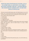 KENTUCKY HEALTH INSURANCE LICENSE ACTUAL&NewLine;EXAM PREP 2026 ALL QUESTIONS AND CORRECT&NewLine;DETAILED ANSWERS ALREADY A GRADED &vert;HIGHLY&NewLine;RECOMMENDED BY EXPERTS &vert;NEW AND REVISED&NewLine;&vert;INSTANT DOWNLOAD