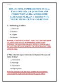 BIOL 351 FINAL COMPREHENSIVE ACTUAL&NewLine;EXAM PREP 2026 ALL QUESTIONS AND&NewLine;CORRECT DETAILED ANSWERS WITH&NewLine;RATIONALES ALREADY A GRADED WITH&NewLine;EXPERT FEEDBACK&vert;NEW AND REVISED&NewLine;