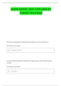 NWCA CCMA QUESTIONS AND CORRECT ANSWERS