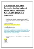 GIAC Penetration Tester &lpar;GPEN&rpar; &NewLine;Examination Questions And Correct &NewLine;Answers &lpar;Verified Answers&rpar; Plus &NewLine;Rationales 2026 Q&A &vert; Instant &NewLine;Download Pdf 