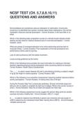 NCSF TEST &lpar;CH&period; 5&comma;7&comma;8&comma;9&comma;10&comma;11&rpar; QUESTIONS AND ANSWERS