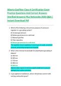 Alberta Gasfitter Class A Certification Exam &NewLine;Practice Questions And Correct Answers &NewLine;&lpar;Verified Answers&rpar; Plus Rationales 2026 Q&A &vert; &NewLine;Instant Download Pdf 