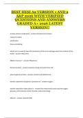 HESI A2 Version 1 & 2 Anatomy & Physiology 2021 &ndash; Complete Review&comma; Practice Questions&comma; and Nursing Entrance Exam Study Guide