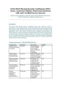 DCSA SPeD Physical Security Certification &lpar;PSC&rpar; Exam &ndash; Defense Counterintelligence and Security Agency &lpar;DCSA&rpar; SPeD Physical Security &ndash; 2026&sol;2027 Edition &ndash; Verified Questions and Answers