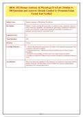 BIOL 252 Human Anatomy & Physiology II w&sol;Lab &vert; Module 4 -&NewLine;100 Questions and Answers Already Graded A&plus; Premium Exam&NewLine;Tested And Verified
