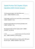 Spaatz Practice Test Chapter 2 Exam Questions With Correct Answers&period;