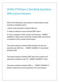 SCMN 4770 Exam 2 Text Book Questions With Correct Answers