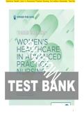 Test Bank for Women&rsquo;s Health Care in Advanced Practice Nursing 3rd Edition by Elizabeth A&period; Alexander Complete Chapter Practice Questions and Exam Study Resource&NewLine;