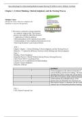 Test Bank for Davis Advantage for Understanding Medical-Surgical Nursing 7th Edition by Linda S&period; Williams Complete Chapter Practice Questions and Exam Study Resource