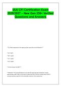 IAAI CFI Certification Exam &NewLine;2026&sol;2027 &ndash; New Gen 250&plus; Verified &NewLine;Questions and Answers