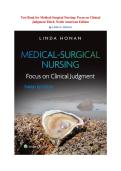Focus on Adult Health&colon; Medical-Surgical Nursing&comma; Third Edition by Honan &ndash; Test Bank with Practice Questions and Answers