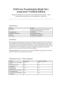 NAB Core Examination Study Set National Association of Long Term Care Administrator Boards 2026&sol;2027 &ndash; Comprehensive Licensure Review with Verified Study Material