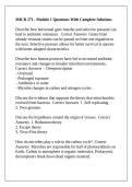 MICR 271 - Module 1 Questions With Complete Solutions