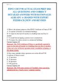 FDNY COF P-98 ACTUAL EXAM PREP 2026&NewLine;ALL QUESTIONS AND CORRECT&NewLine;DETAILED ANSWERS WITH RATIONALES&NewLine;ALREADY A GRADED WITH EXPERT&NewLine;FEEDBACK &vert;NEW AND REVISED