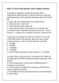 BIOL 111 Past Exam Questions With Complete Solutions