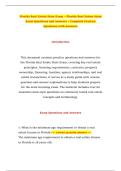 Florida Real Estate State Exam &ndash; Florida Real Estate State Exam Questions and Answers &ndash; Complete Practice Questions with Answers