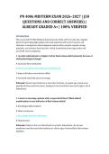 PN 4006 Midterm Exam 2026&ndash;2027 &vert; Practical Nursing &vert; 50 Practice Questions with Correct Answers