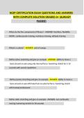 NCEP Certification Exam Review