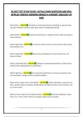 NC BLET TEST STUDY GUIDE &vert;ACTUAL EXAM QUESTIONS AND WELL DETAILED VERIFIED ANSWERS&vert;GRADED A&plus;&vert;NEWEST 2026&sol;2027 UPDATE