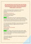 CMIT EXAM NEWEST 2026 ACTUAL EXAM TEST BANK &vert;CMAA CMIT&sol;CMCI &NewLine;CERTIFICATION EXAM REVIEW 300 REAL EXAM QUESTIONS AND CORRECT &NewLine;VERIFIED ANSWERS WITH RATIONALES &vert;CONSTRUCTION MANAGER-IN&NewLine;TRAINING GRADED A&plus; &lpar;MOST RECENT&excl;&excl;&rpar;