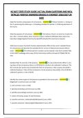 NC BLET STATE STUDY GUIDE &vert;ACTUAL EXAM QUESTIONS AND WELL DETAILED VERIFIED ANSWERS&vert;GRADED A&plus;&vert;NEWEST 2026&sol;2027 UPDATE