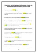 NC BLET STATE &vert;ACTUAL EXAM QUESTIONS AND WELL DETAILED VERIFIED ANSWERS&vert;GRADED A&plus;&vert;NEWEST 2026&sol;2027 UPDATE