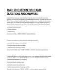 TNCC 9th Edition Test Exam Review