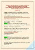 HAWAII ENVIRONMENTAL HEALTH SPECIALIST EXAMINATION &NewLine;COMPLETE QUESTIONS AND DETAILED SOLUTIONS &NewLine;LATEST UPDATE &ndash; 2026 EDITION REAL EXAM QUESTIONS WITH &NewLine;VERIFIED ANSWERS & RATIONALES &NewLine;GRADED A&plus;