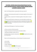 CHES PREP -CERTIFIED HEALTH EDUCATION SPECIALIST&vert;ACTUAL EXAM QUESTIONS AND WELL DETAILED VERIFIED ANSWERS&vert;GRADED A&plus;&vert;NEWEST 2026&sol;2027 UPDATE