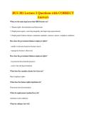 BUS 381 Lecture 2 Questions with CORRECT&NewLine;Answers