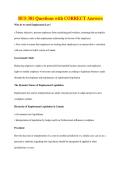 BUS 381 Questions with CORRECT Answers